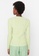 Trendyol green Ribbed Knit Cardigan F1981AA6A5A745GS_2