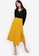 ZALORA BASICS yellow High Waist Wrap Skirt A732AAADA99922GS_4