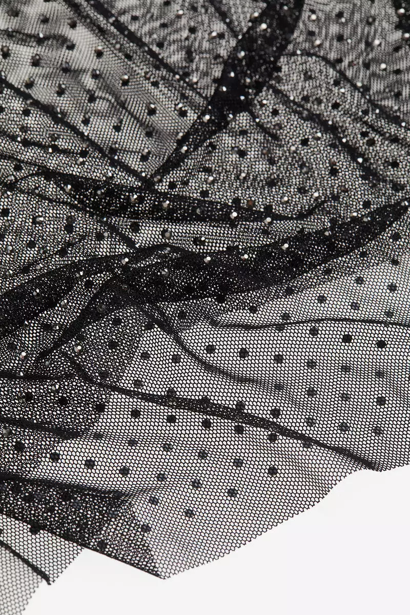 Rhinestone-embellished dress