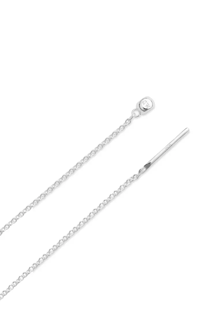 Charms Chain Bracelet Sterling Silver  - Unisex Bracelet for women and men S925 Silver Bracelet DW Official Authentic Original