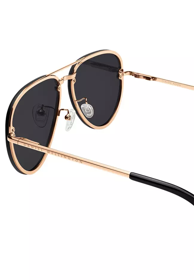 Steel Avion Rose gold Medium Eastern Fit Sunglasses