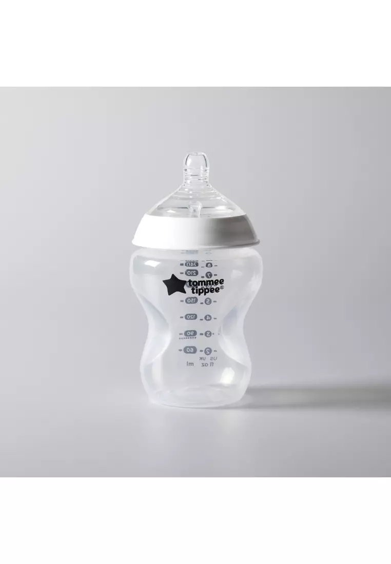 260ml Natural Start PP Feeding Bottle 3+ months, Medium Flow Breast-Like Teat