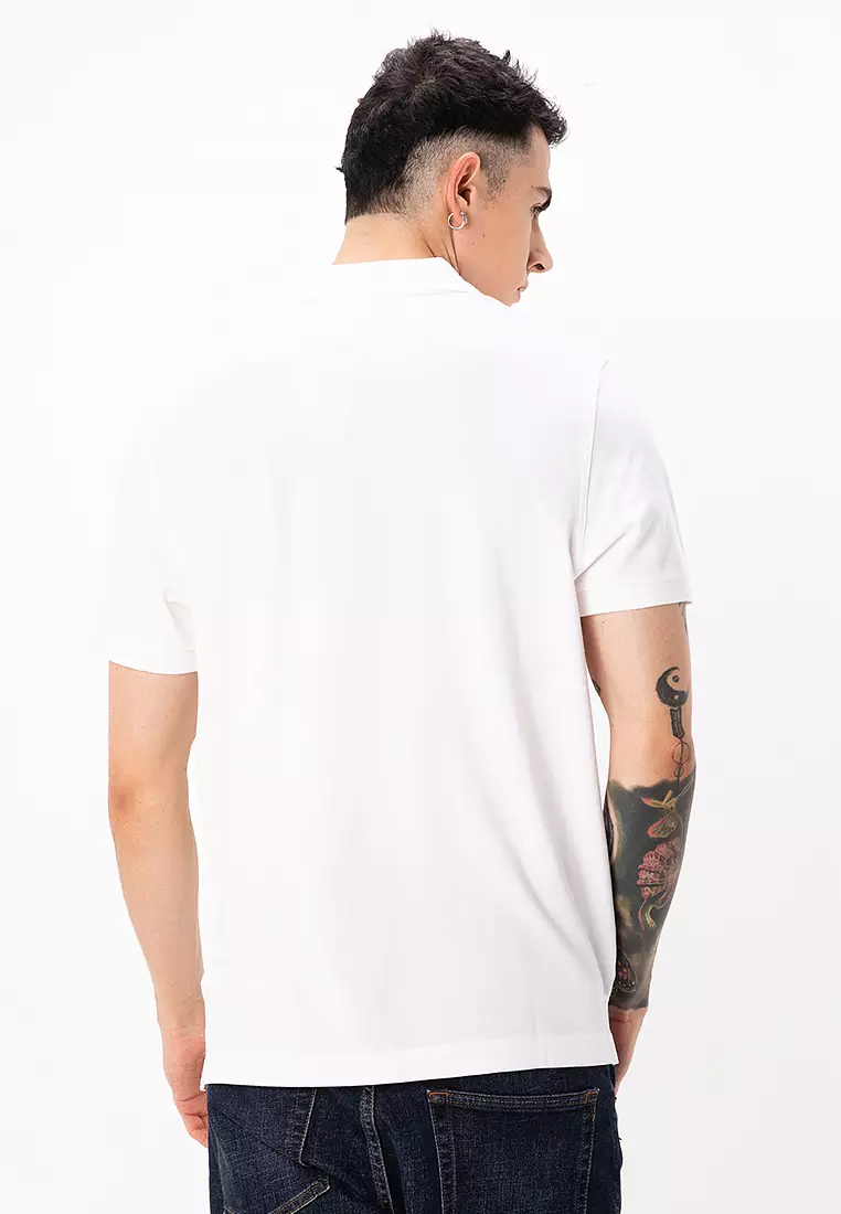 Regular Fit Shield Piqué Polo Shirt