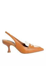 Buy MARKS SPENCER M S Leather Kitten Heel Pointed Slingback