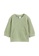 H&M green Waffled Sweatshirt 310E8KA7441944GS_1