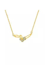 375/9K Gold - Design T (Two-Tone Gold)