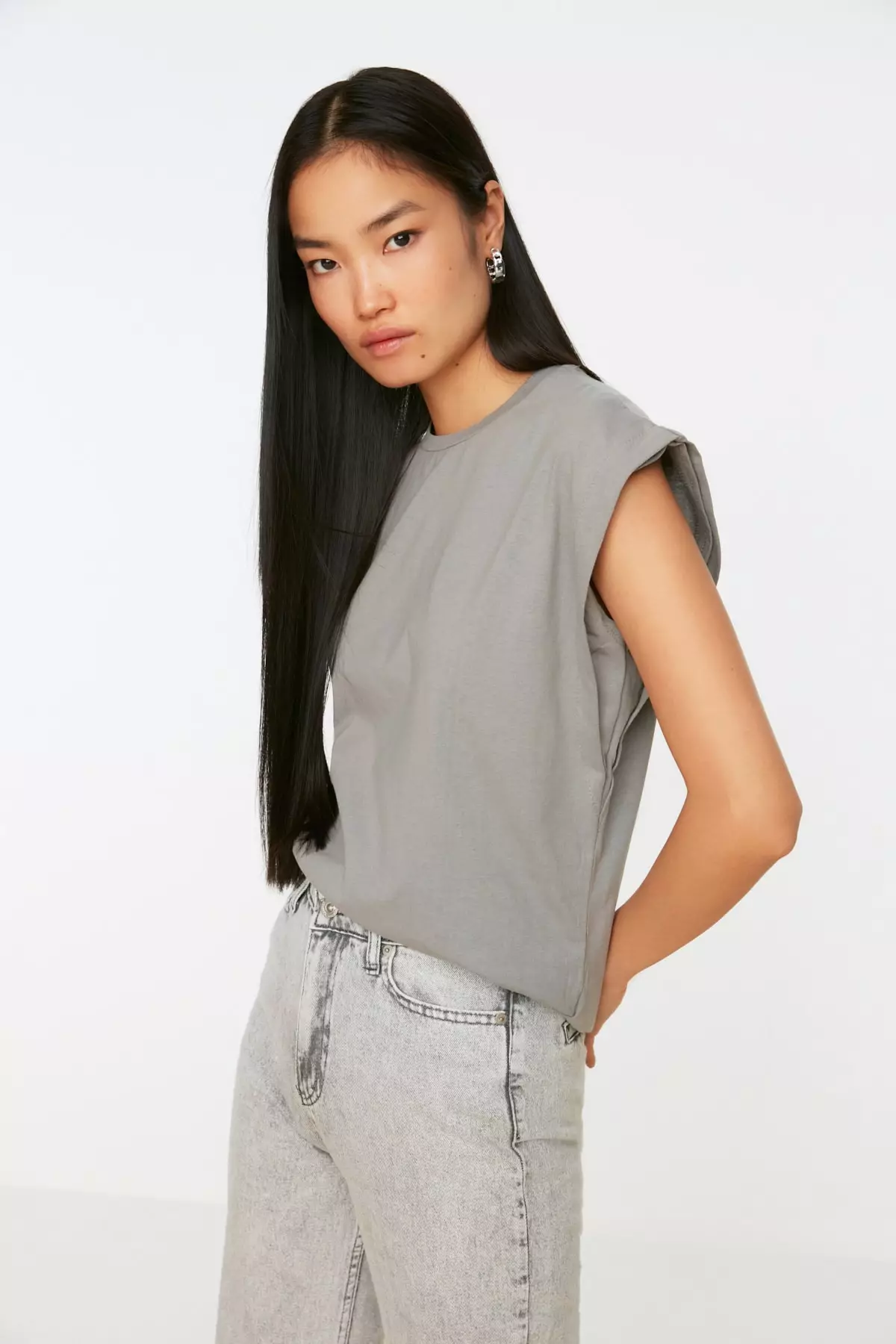 Wide Shoulder Muscle Tank Top