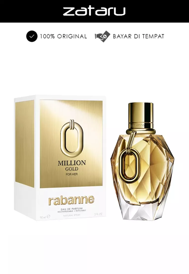 Jual Paco Rabanne Paco Rabanne Million Gold Woman EDP 90 ML