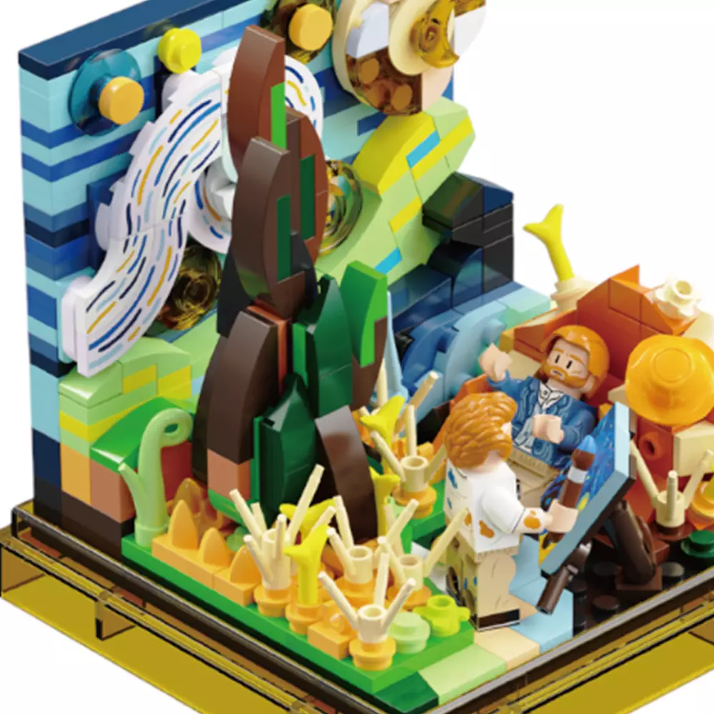 SEMBO BLOCK XBOX GREAT ARTIST STARRY SKY WHEAT