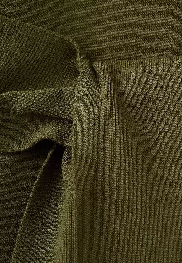 Belted Knitted Waistcoat