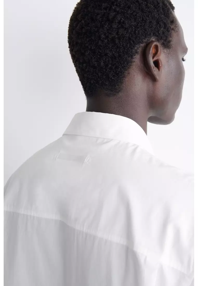 TAILORED SHORT-SLEEVED COTTON SHIRT