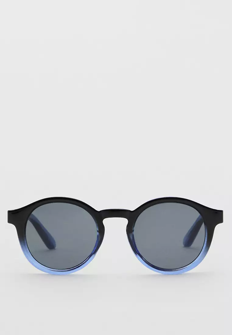 Semi-Transparent Frame Sunglasses