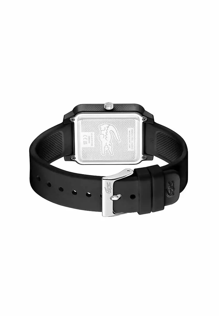 12.12 Studio Men's Watch Black Silicone Strap - Black Dial 2011249