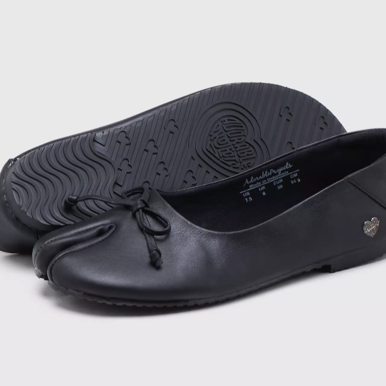 Evodia Flat Shoes Genuine Leather Black