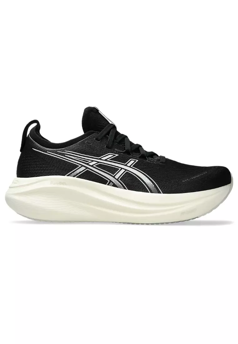 GEL-NIMBUS 27 (2E WIDE) MEN RUNNING SHOES (BLACK)