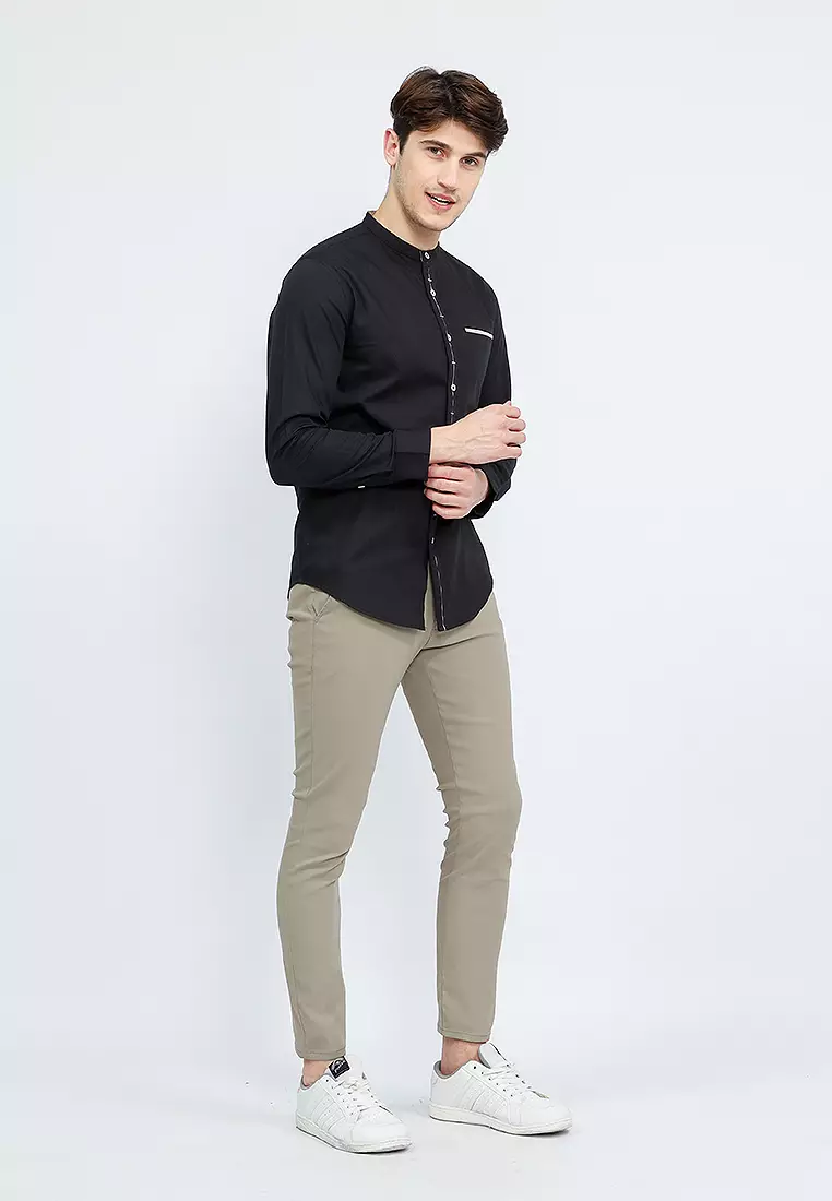 Celana Chinos Long Pants Nylon Stretch OXCON Khakis