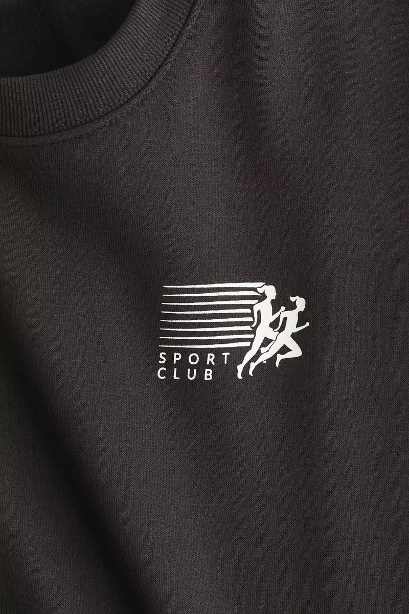 Print-motif sweatshirt