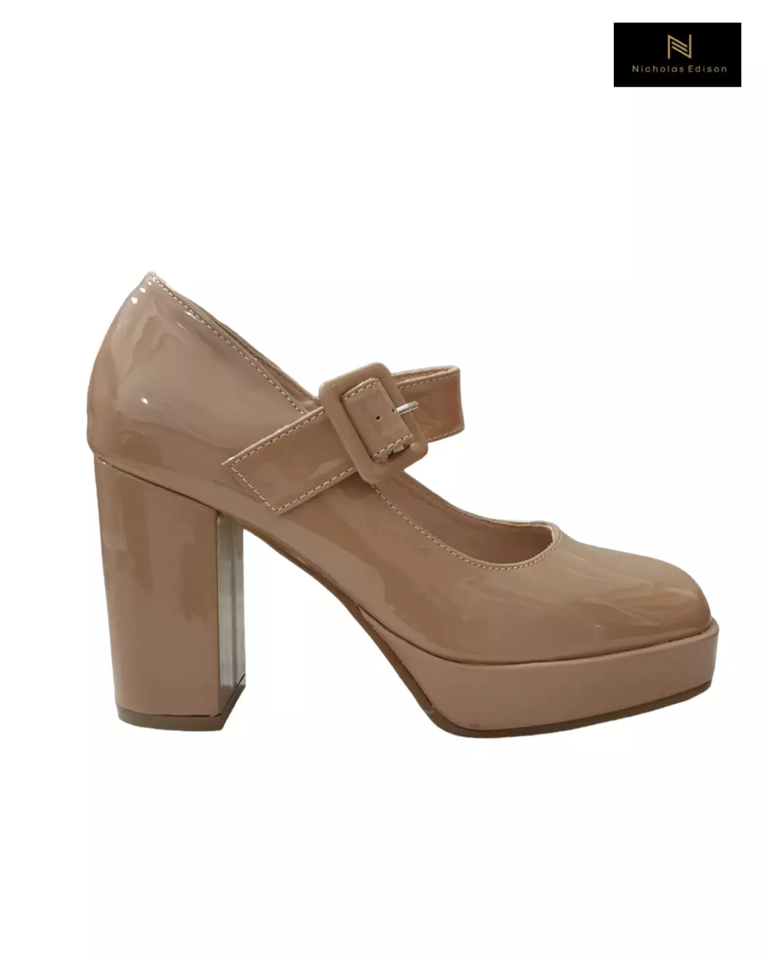 Nicholas Edison Heel Nova Beige