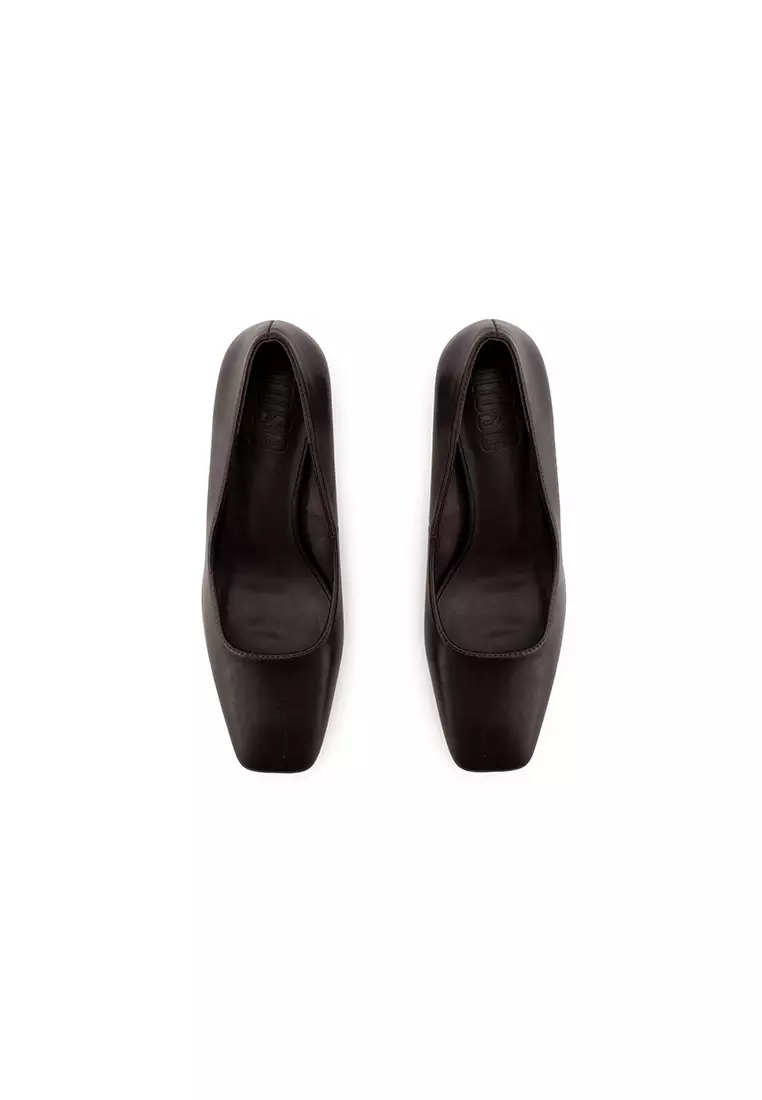 SQUARE TOE CHUNKY HEEL PUMP 方頭粗跟鞋