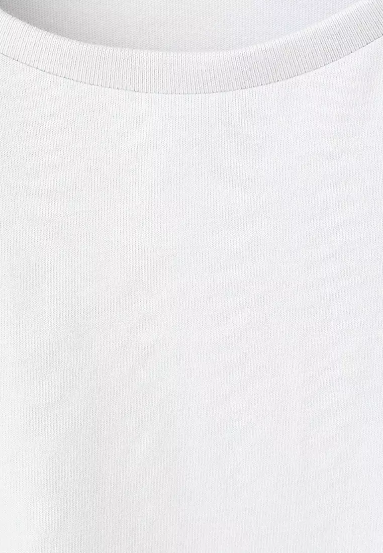 Frills Cotton T-Shirt