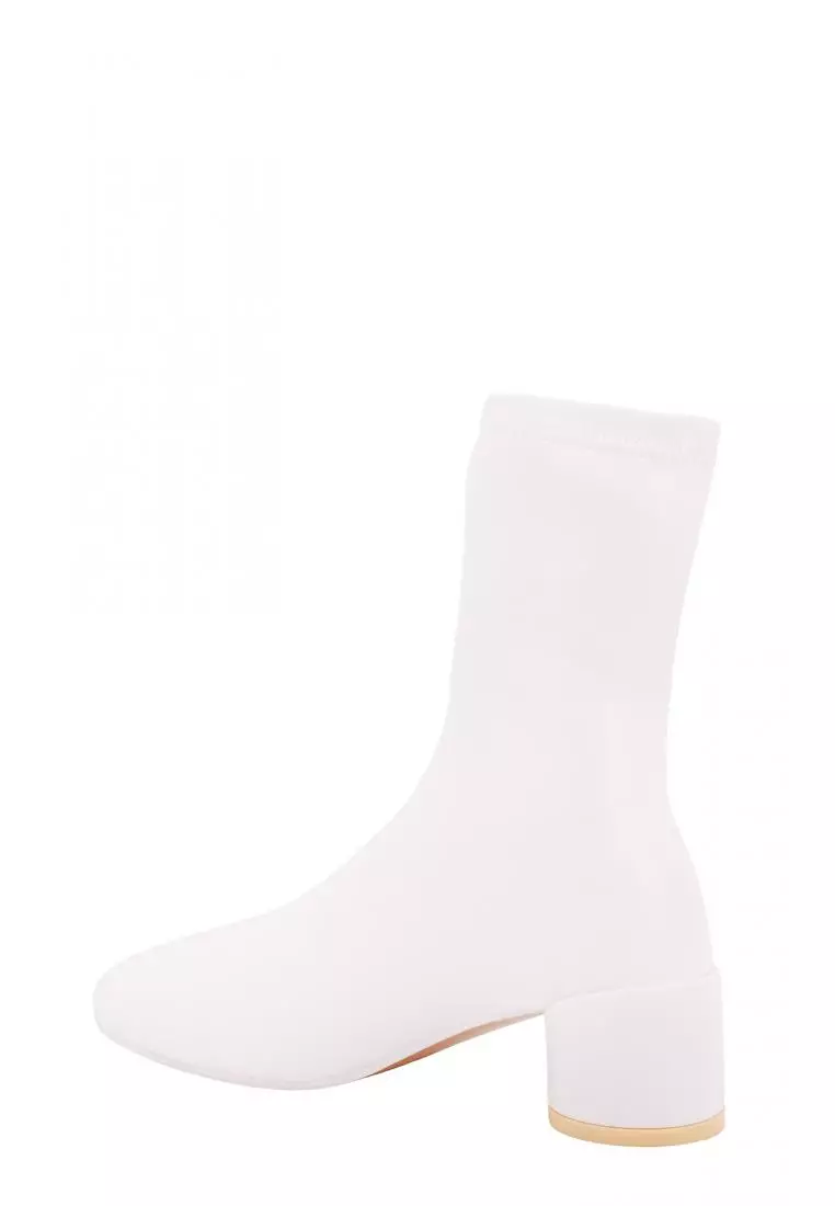 Mm6 white clearance boots