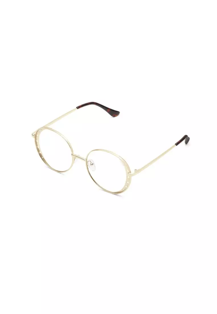 Seeing Stars Blue Light Glasses - Gold/Clear