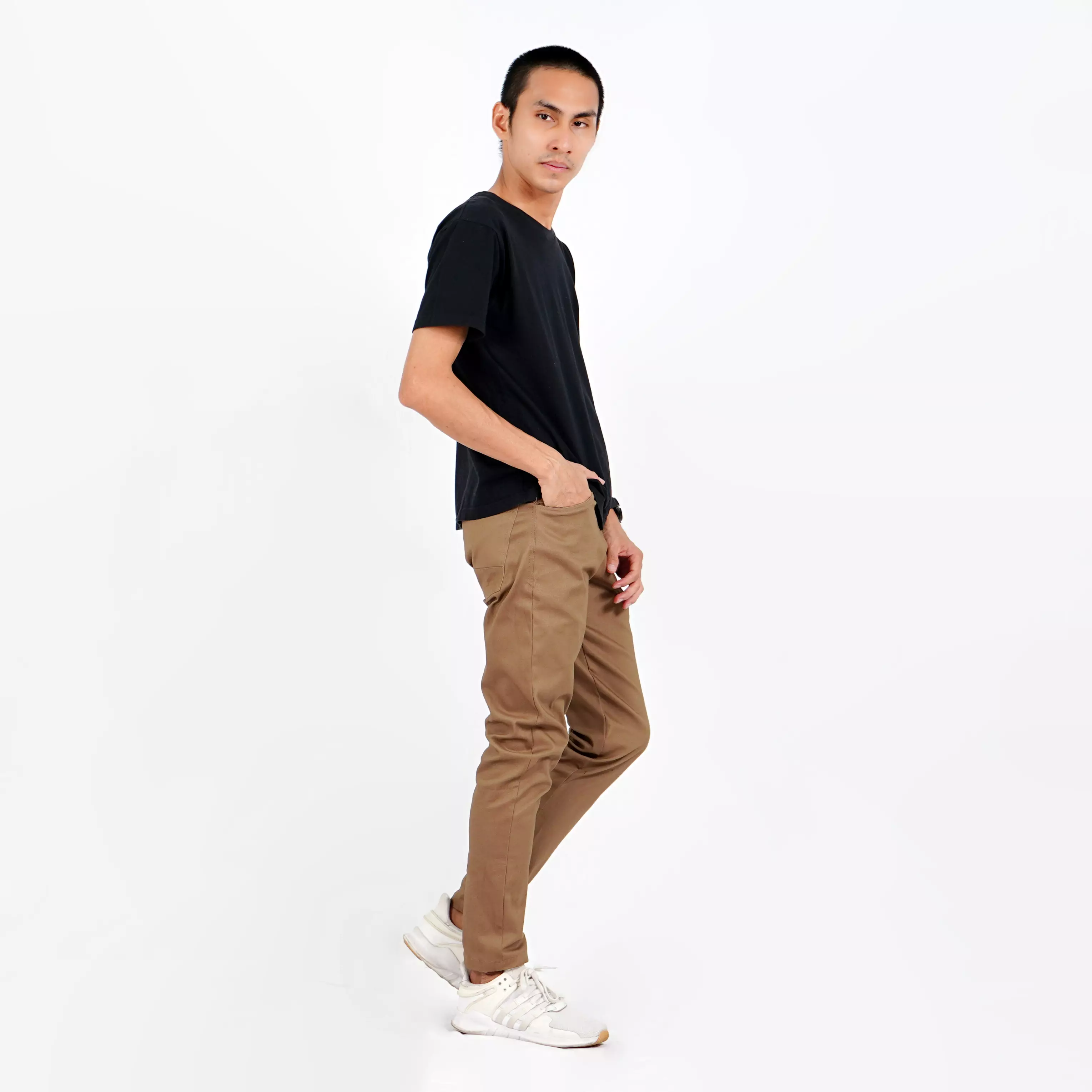 Jay Chinos Celana Chino Pria Chino Pants Pria Celana Pria Chino - COKELAT