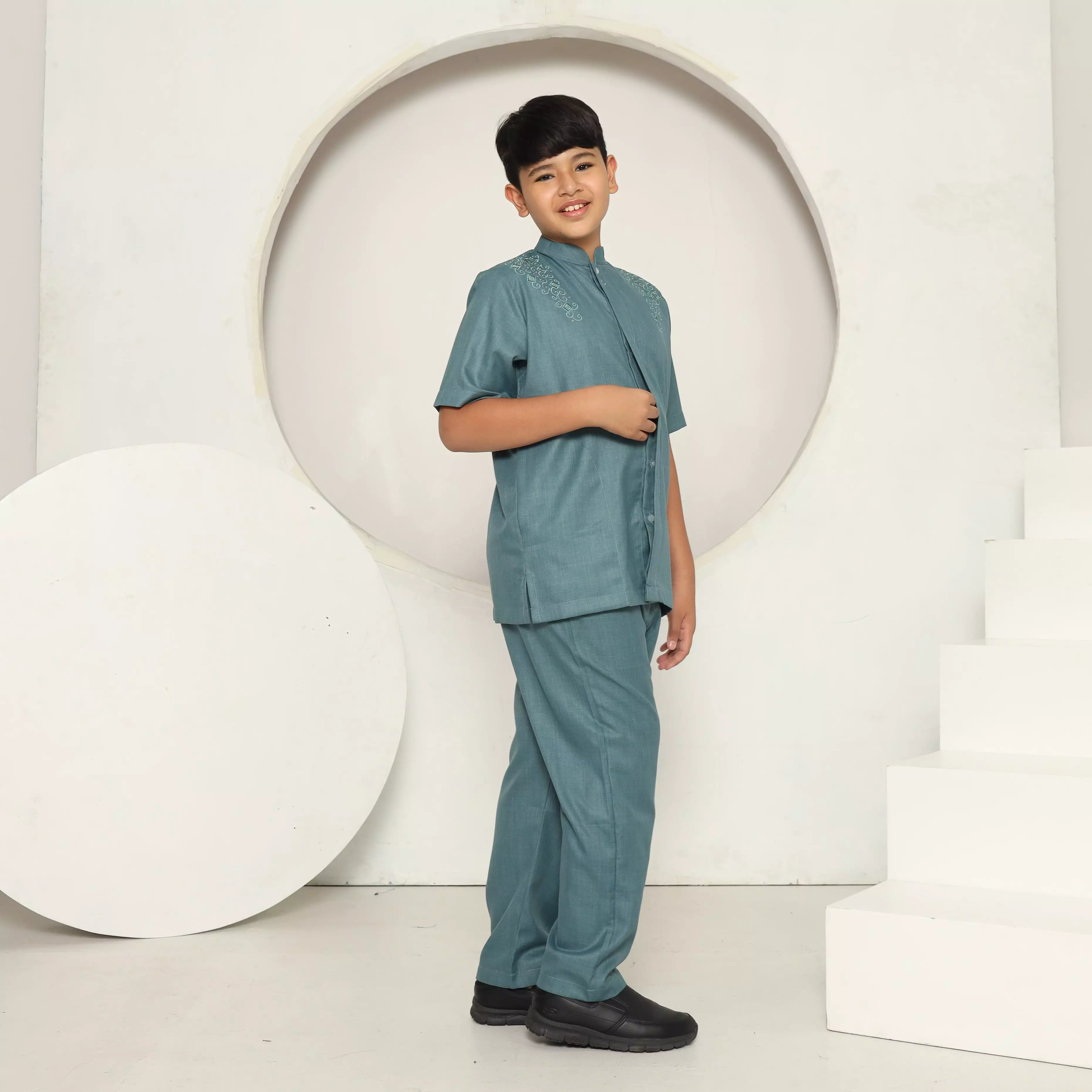 Baju Koko Anak Sarimbit KKA 43 Tosca