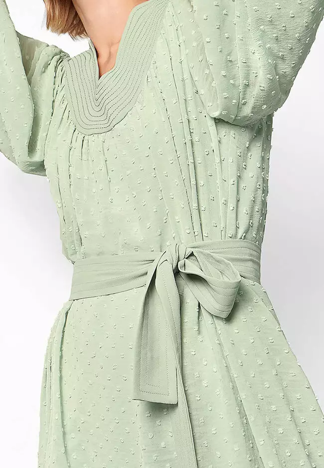 Seam Detail Fil-Coupe Dress