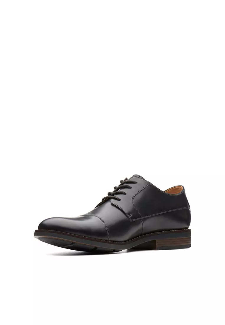 Clarks Mens Shoes Black Clarks Becken Cap Black Buy Clarks Becken