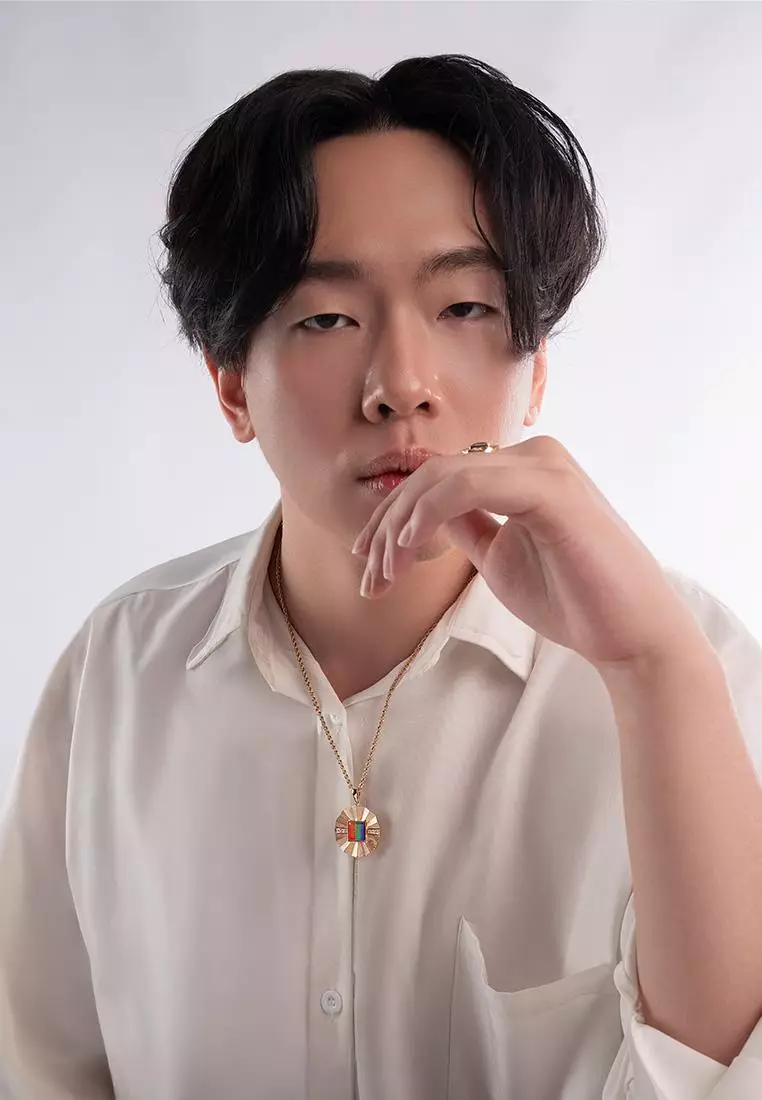 斑彩石吊坠161（18K金）