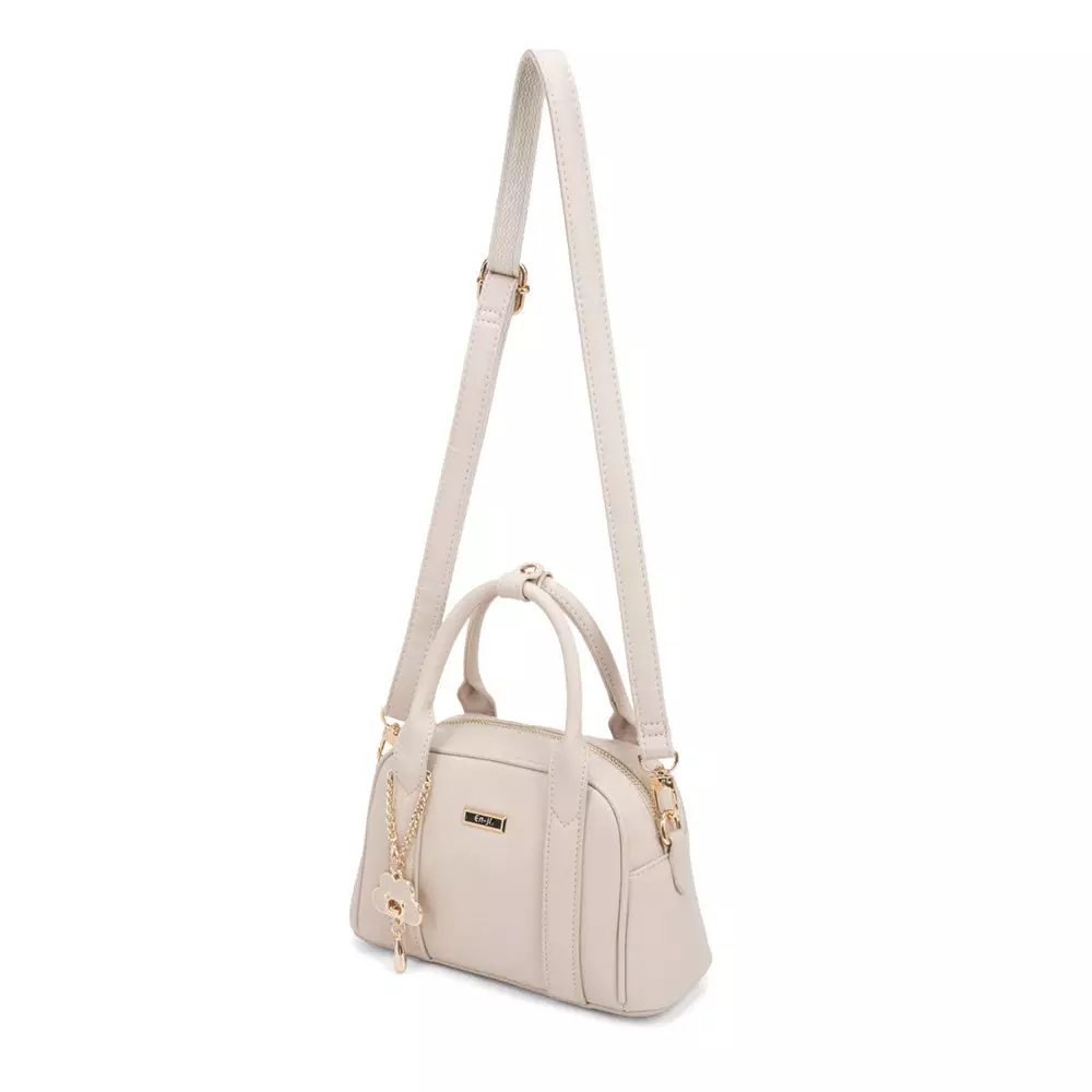 En-ji Musan Handbag - Cream