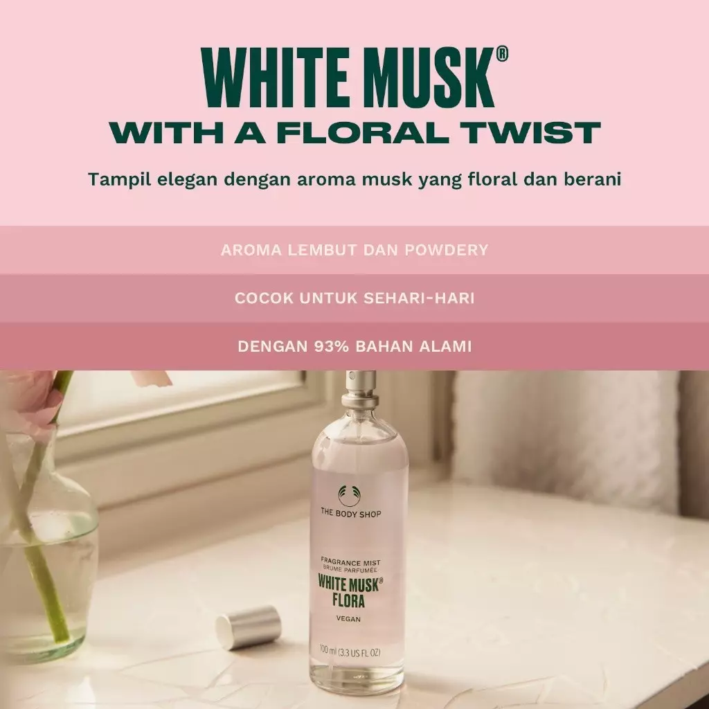 White Musk Flora Fragrance Mist 100Ml