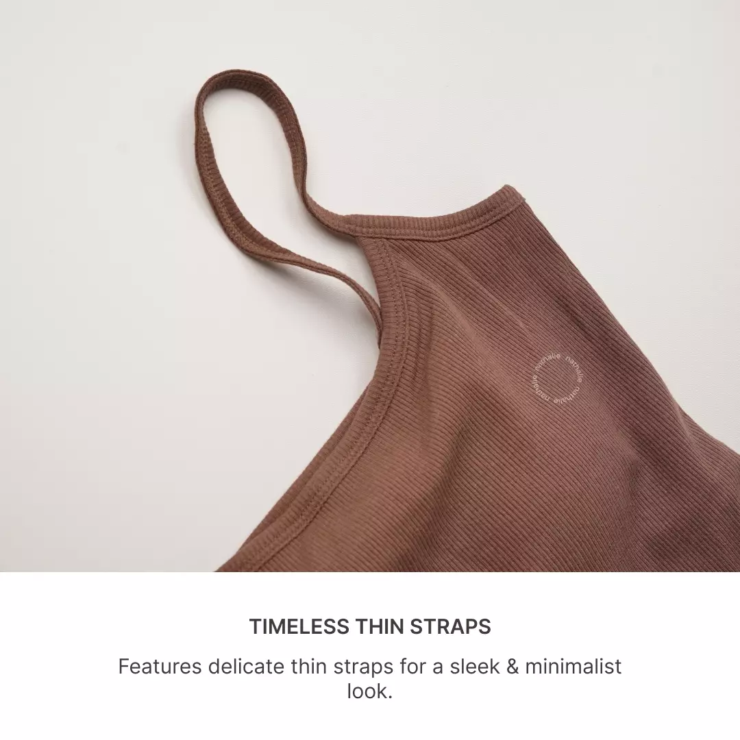 Nathalie Bra Top Cotton Blend NTA 3499 - Cokelat