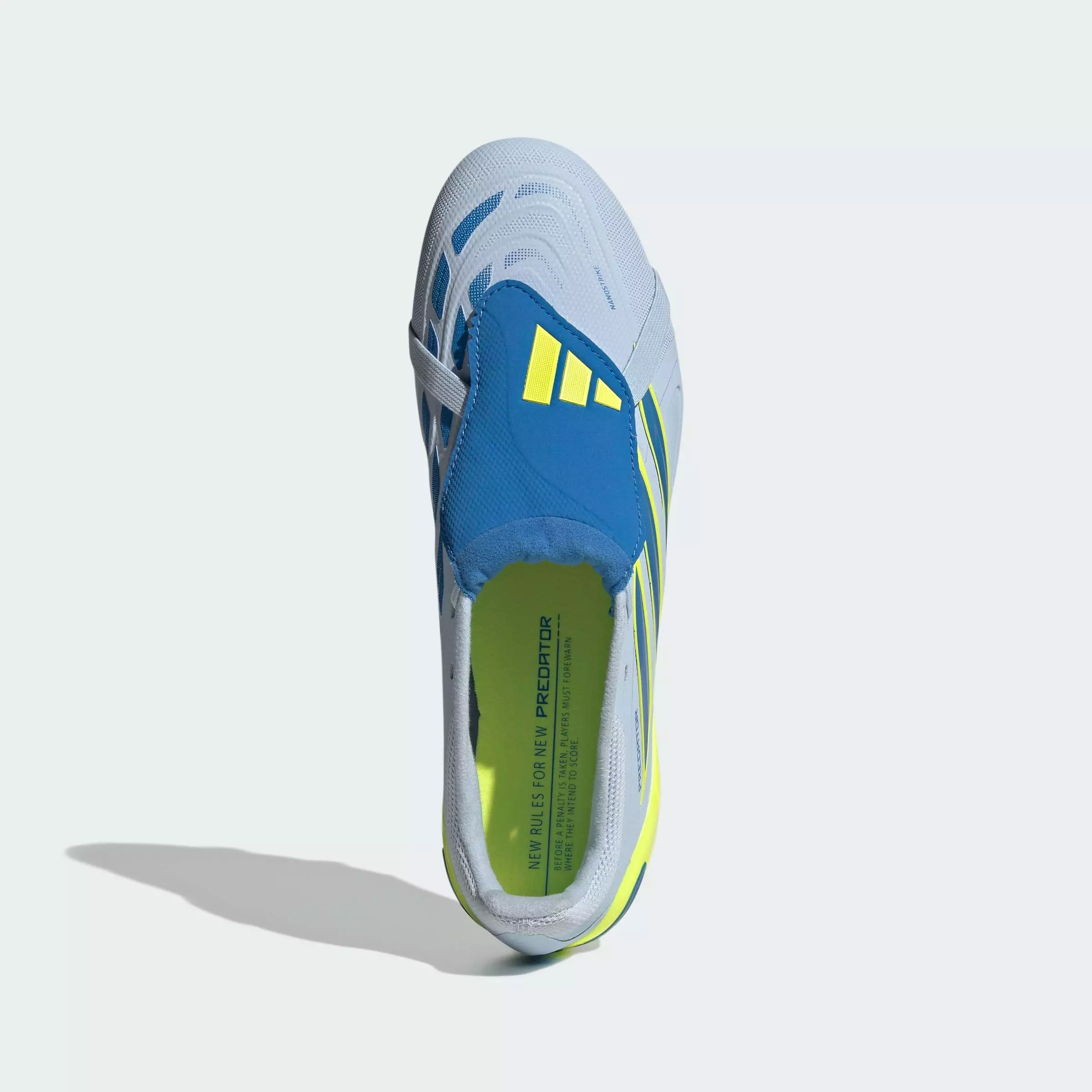 Football Predator League Fold-Over Tongue Firm Ground Football Boots Unisex Blue JS0423
