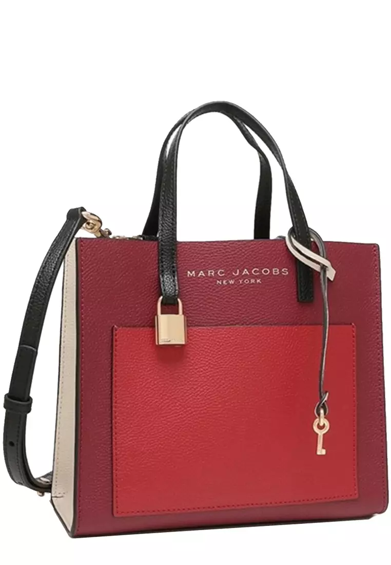 Buy Marc Jacobs Marc Jacobs Mini Grind Colorblock Leather Tote Bag in ...