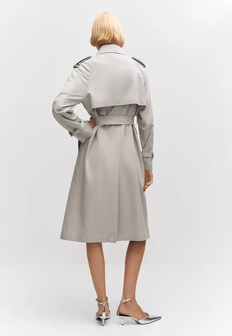 Women's flowy trench coat