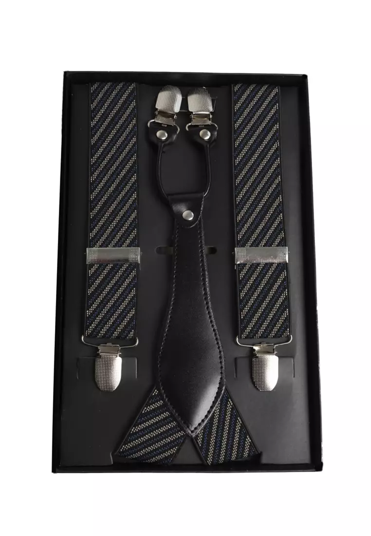 Houseofcuff Suspender Tali Jojon Karet ikat pinggang pria dewasa besar A05