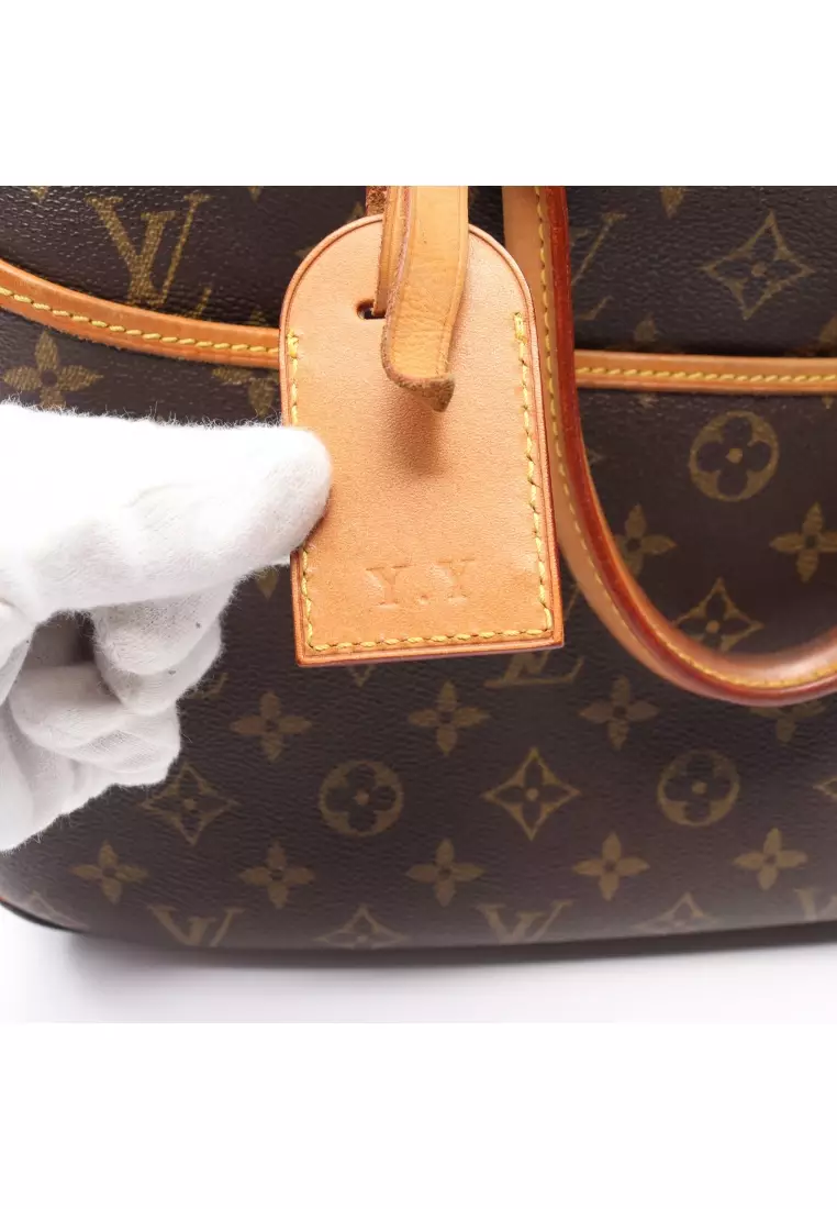 Buy Louis Vuitton Pre-loved LOUIS VUITTON Deauville bowling vanity monogram  Handbag PVC leather Brown 2023 Online
