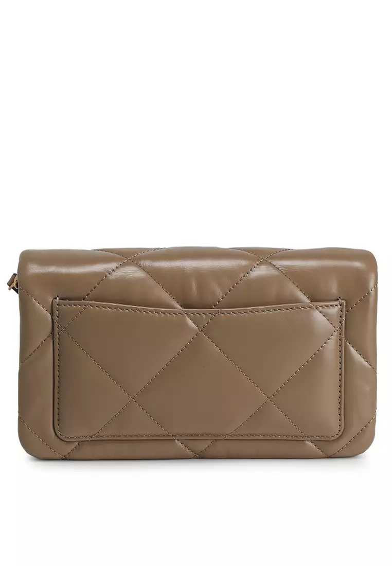 Kira Diamond Quilt Chain Wallet (tr)