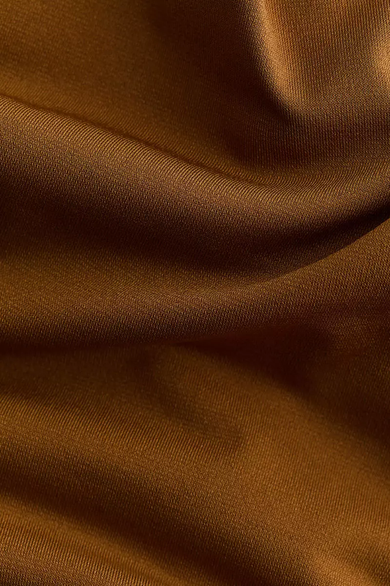 Draped one-shoulder dress