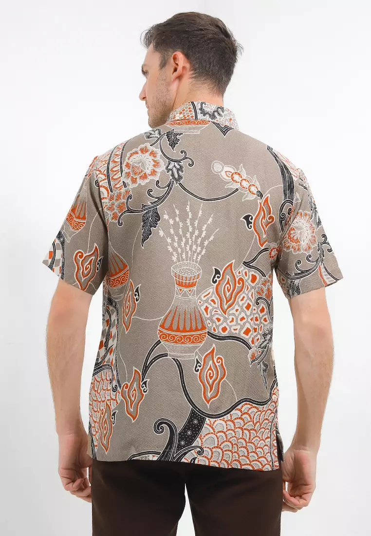 Hem Body Fit Batik Sawat Sisik Naga