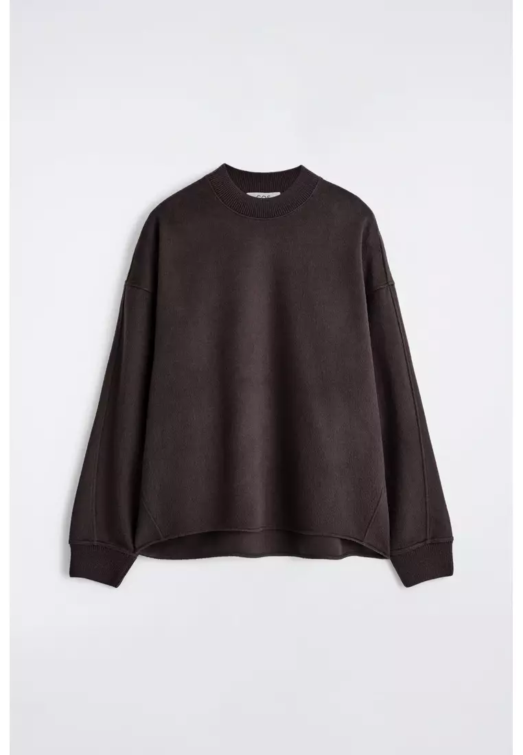 OVERSIZED MERINO-WOOL JERSEY JUMPER