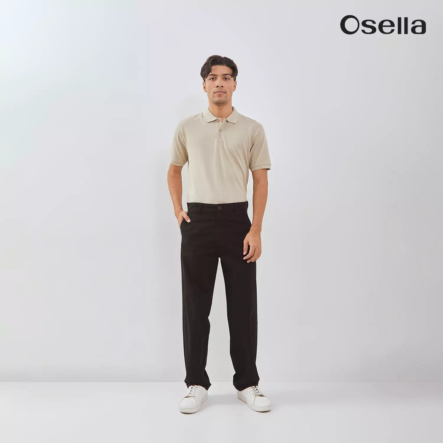 Osella Fred Loose Fit Trousers 208P660143 | Celana Panjang Chinos Pria