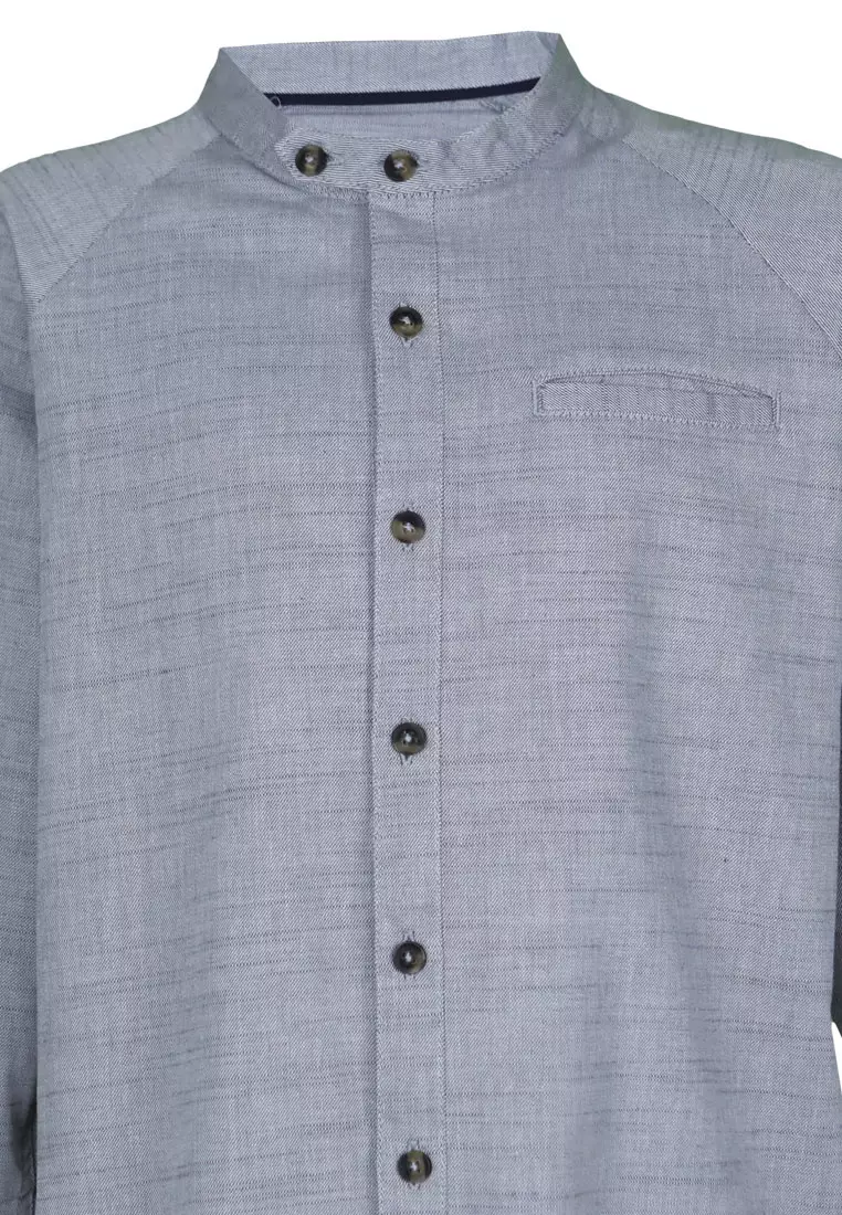 Pito Dito Boy Juantos Kemeja Panjang Anak Abu - Size 4