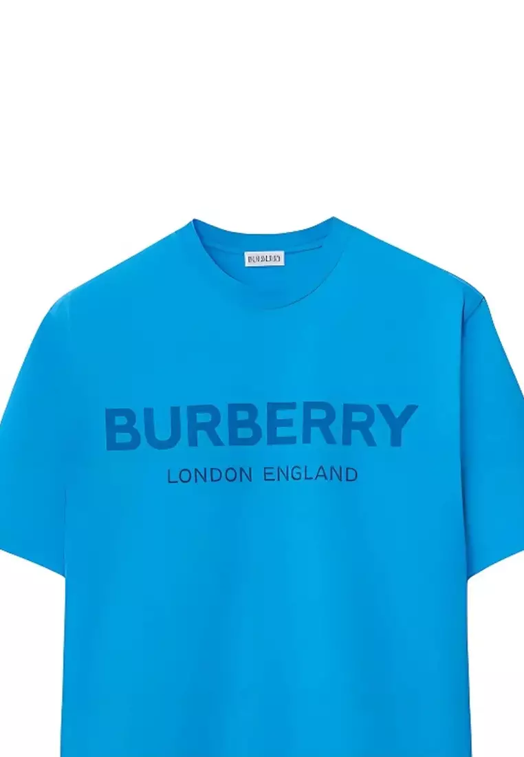 Buy Burberry Men's Short Sleeved T-Shirt in Blue 81056541 2026