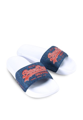 Jual Superdry Exclusive To Zalora Vintage Logo Pool Slide