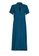 ZALORA BASICS blue Resort Collar Midi Dress 60D41AAC2E7D1BGS_5