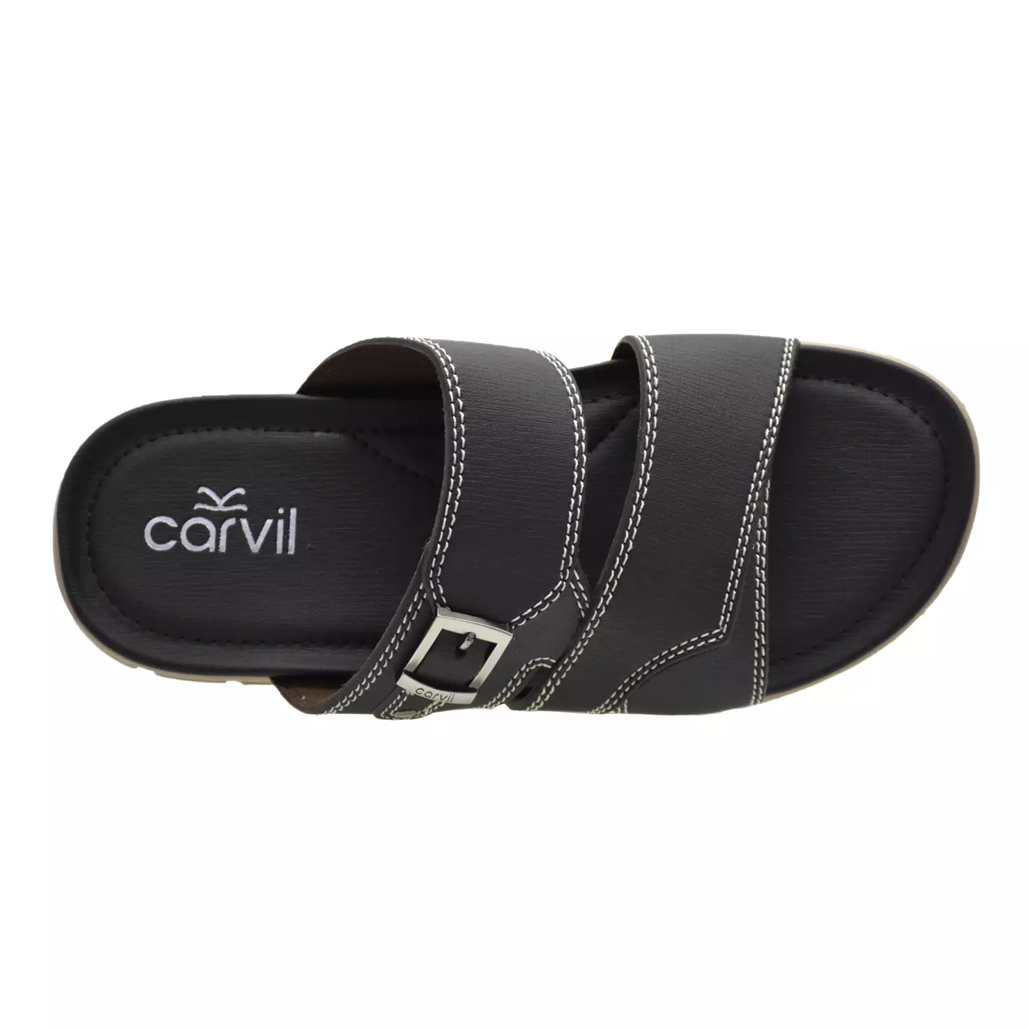 Carvil Sandal Pria Cardiff-03 M Dark Brown