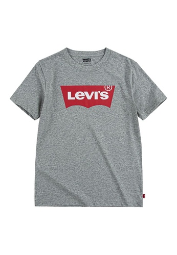 Levi's grey Levi's Boy's Batwing Logo Short Sleeves Tee - Grey Heather 1F71CKA94E3A0CGS_1